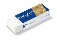 Staedtler Mars Plastic 526 50 - Gomma da cancellare in plastica, colore: Bianco