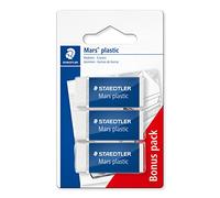 Gomma Mars Plastic - bianca - Staedtler - conf. 3 pezzi