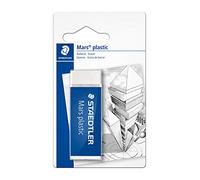 Staedtler Mars plastic, gomma per cancellare, colore bianco, senza ftalati né lattice, ottime prestazioni e lunga durata, 526 50 BKD