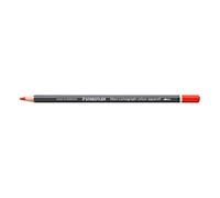 STAEDTLER Matita acquerellabile Rosso arancio - Matita artistica acquerellabile con design esagonale - Mina da 3,6 mm, alta intensità di colore e resistenza alla luce