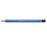 Staedtler - Matita in grafite Mars Lumograph Jumbo, durezza: 2B, colore: Nero