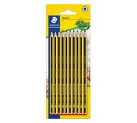 Staedtler Noris - Matite Hb, Set Matite da Disegno e Scrittura, Ideale per Cancelleria Scuola Università Ufficio e Cartoleria, Matite Grafite per Materiale Scolastico e Cose per la Scuola, 10 Pezzi