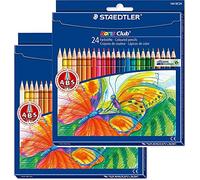 Staedtler Matite colorate Noris Club Set da 24 colori 24er-Pack | Doppelpack assortiti
