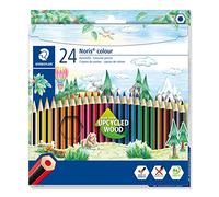Staedtler Matite Colorate Noris Colour, Confezione Da 24 Colori, Multicolore, 19.7 x 17.5 x 0.9 Cm