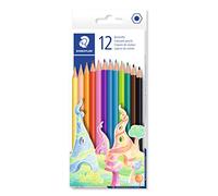 Staedtler - Matite Colorate Senza Legno, Colori a Matita con Fusto Esagonale Ergonomico, Set Matite da Disegno e Scrittura Ideale per Cancelleria Scuola Università Ufficio, Colori Assortiti, 12 Pezzi
