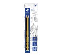 Staedtler - matite noris 2h (2 pz) - alta qualità in blister