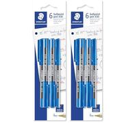 STAEDTLER Medium Stick 430 Penna a sfera, blu, confezione da 12