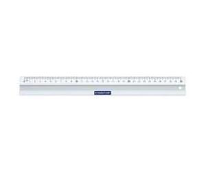 STAEDTLER METAL LINEALE, realizzato in alluminio, ridimensionamento di millimetro lungo 500 mm, divisione a forma di inchiostro NEW