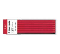 STAEDTLER 218-2 - Mina per marcatore a secco Omnichrom, 12 pezzi, di colore rosso