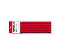 STAEDTLER mine colorate Lumocolor non-permanent omnichrom, astuccio contenente 12 mine da 3 mm, colore rosso, 218-2