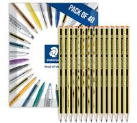 STAEDTLER Noris 121 Matite, 2B, grafite, confezione da 40 pezzi