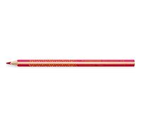 STAEDTLER Noris 1284 Matite colorate Jumbo - Rosso bordeaux, 12 pezzi | Forma triangolare ergonomica, mina da 4 mm, resistenti alla rottura - Legno FSC - Codice articolo 1284-23