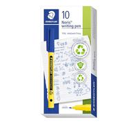 STAEDTLER Noris 307-9 - Penna per scrittura a mano, confezione da 10, colore: Blu