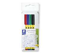 Staedtler Noris 307 C4 - Penna per scrittura a mano, 4 colori assortiti, confezione da 4