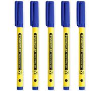 STAEDTLER Noris 307 - Penna per scrittura a mano, tratto da 0,6 mm, ideale per scuola, lavoro, ufficio, ecc. (blu)