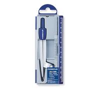 Staedtler Noris - 55055 Compasso Scuola Media Elementare e Superiore con Ago Smussato Incluso in un Pratico Astuccio, Lunghezza 124,2 mm, Diametro massimo 300 mm