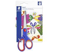 Staedtler Noris - Forbici Punta Arrotondata con Impugnatura Ergonomica, Forbici Scuola Elementare e Media con Lame Arrotondate in Acciaio, Forbice Multiuso Ideale per Casa, Ufficio, Hobby e Bricolage