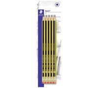 Staedtler Noris 122 - Matita HB con gomma, confezione da 10