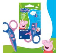 STAEDTLER Noris Junior Forbici per Bambini Peppa Pig - con Punta Arrotondata per i Primi lavoretti creativi - Forbici compatte per Le Piccole Mani