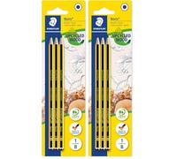 STAEDTLER Noris Pencil 120-1BK3DA B 3-Piece Blister Pack (Confezione da 2)