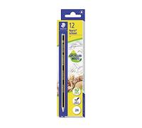 STAEDTLER Noris School 121-H - Matite in grafite, grado H, confezione da 12