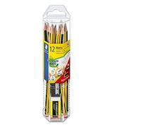 Staedtler Noris - Set Cancelleria Composto da 12 Matite Hb, 1 Gomma da Cancellare e 1 Temperino Ideale per Cancelleria Scuola Università Ufficio e Cartoleria, Materiale Scolastico e Cose per la Scuola