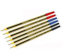 Staedtler Noris Stick Penna a Sfera, 1 mm, Set da 6 Pezzi, (Blu,Rosso,Nero)