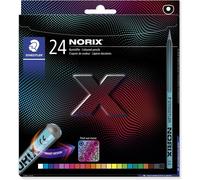 STAEDTLER NORIX 186 Matite Colorate Colori Assortiti 12 O 24 Pezzi