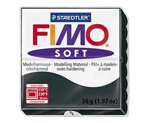 Staedtler© Pasta modellante FIMO© Soft - 57 g, nero