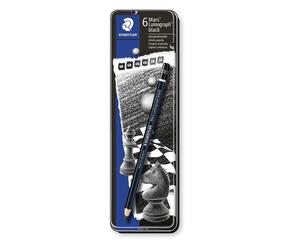 Staedtler Pencil Mars Lumograph Assorted Black (6)