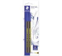 Staedtler penna a sfera blister 2 penne blu esagonale ISO 11540
