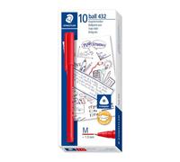 Staedtler Penna a sfera triangolare con stick medio Smooth Performance 10 pezzi