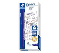 Staedtler Penna a sfera triangolare con stick medio Smooth Performance 10 pezzi