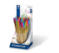 Penne a sfera Staedtler Noris Stick - 939366 Penne di colori assortiti a sfera con tratto da 0,35 mm in confezione da 30 Pz.
