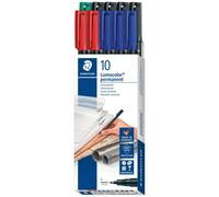 STAEDTLER 318B10 - Penna universale indelebile F, kit, 10 punte