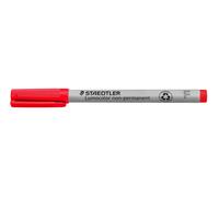 STAEDTLER penna universale Lumocolor non-permanent, colore rosso, punta F da 0.6