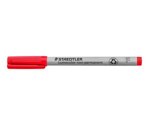 STAEDTLER penna universale Lumocolor non-permanent, colore rosso, punta F da 0.6