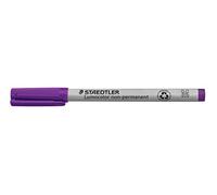STAEDTLER penna universale Lumocolor non-permanent, colore viola, punta M da 1.0 mm, confezione da 10, 315-6