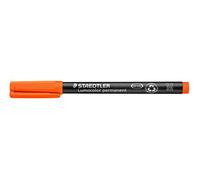 STAEDTLER penna universale Lumocolor permanent, colore arancio, punta M da 1.0 mm, confezione da 10, 317-4