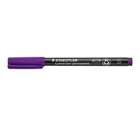 STAEDTLER penna universale Lumocolor permanent, colore viola, punta S da 0.4 mm, confezione da 10, 313-6, 10 Pezzi