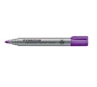 STAEDTLER Pennarelli Lumocolor Flipchart, marcatori per lavagna a fogli mobili, confezione da 10 pezzi a punta tonda di colore viola, 356-6