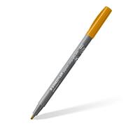 STAEDTLER Pennarelli per calligrafia, inchiostro pigmentato, impermeabile, 10 pennarelli dorati, in astuccio di cartone, 375-16