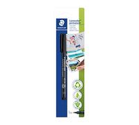 STAEDTLER - Pennarello indelebile Lumocolor permanent 313, per l'etichettatura di foto e album fotografici, colore nero, larghezza del tratto S superfine: circa 0,4 mm, 313-9 BK-1