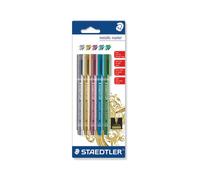 Staedtler Pennarello Metallico Inchiostro Opaco Punta Rotonda Colori Assortiti C