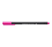 STAEDTLER penne magenta Triplus fineliner, punta fine rinforzata in metallo 0.3 mm, fusto triangolare ergonomico, confezione da 10 fineliner, 334-20