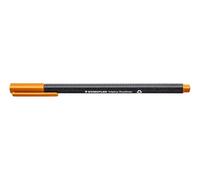 STAEDTLER penne marrone chiaro Triplus fineliner, punta fine rinforzata in metallo 0.3mm, fusto triangolare ergonomico, colori brillanti ideali per bambini, confezione da 10 fineliner, 334-7