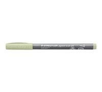 STAEDTLER Pigment Brush Pen 371 - verde pastello, 10 pezzi | Punta a pennello, pennarelli a pigmento resistenti all’acqua, Multi Ink - Handlettering - Codice articolo 371-507
