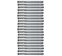 Staedtler Pigment Liner 0.3Mm Nero 308-03-9 - Penna Fineliner Fine - 1/3/5/10/20