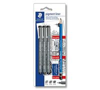 Staedtler Penna fineliner 308 SBK3P Linea di pigmenti – 6 pezzi