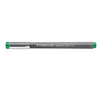 STAEDTLER Pigment Liner 308 fineliner verde, 10 pezzi, 0,5 mm | Resistente alla luce, all'acqua e ai documenti - Scrittura e disegno - Codice articolo 308 05-5